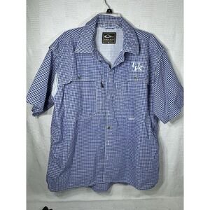 Drake Waterfowl Wingshooter Shirt L University Of KY Breathable Lightweight